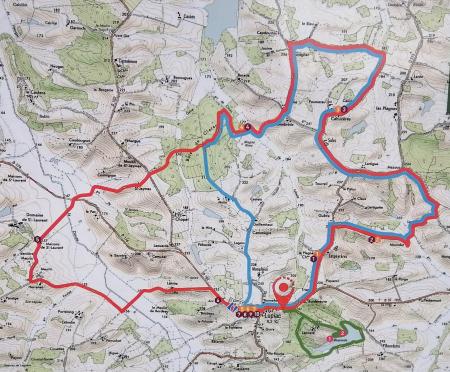 3 circuits de randonnée sur la commune de Lupiac