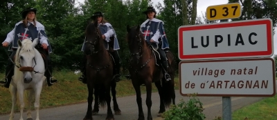 Lupiac - Parc à chevaux (paddock)